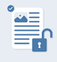 Unlock PDF icon